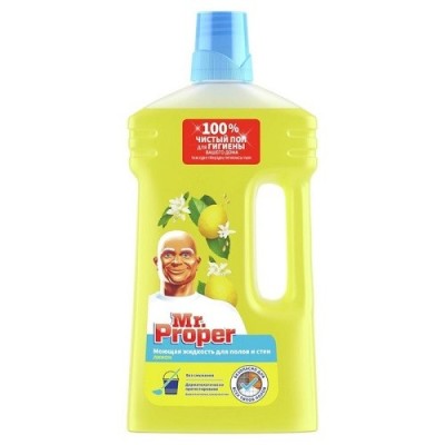 Средство для мытья полов и стен &quot;Лимон&quot;  Mr.Proper 1л