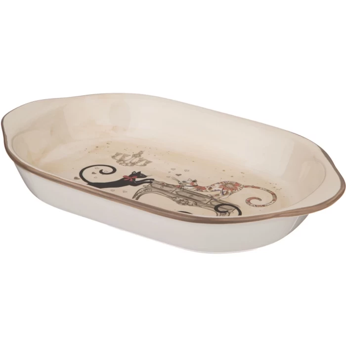 Блюдо-шубница Agness Парижские коты