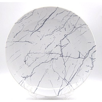 Тарелка 200 мм мелкая &quot;Универсал&quot; (Мрамор (серый))