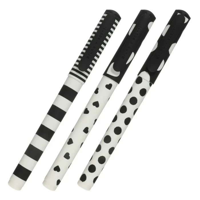 Ручка шариковая Bruno Visconti DreamWrite Black&White в картонной тубе