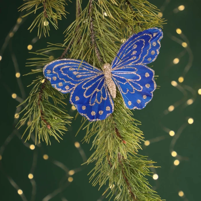 Украшение декоративное бабочка Сноу Бум 13,5х10см
