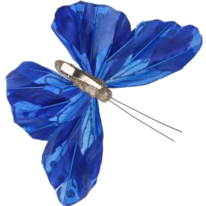 Украшение декоративное бабочка Сноу Бум 13,5х10см