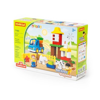 Конструктор &quot;Макси&quot; - &quot;Весёлая ферма&quot; (39 элементов)