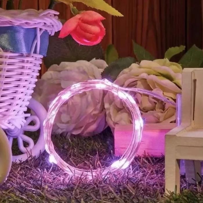 Гирлянда светодиодная LED белый 15м