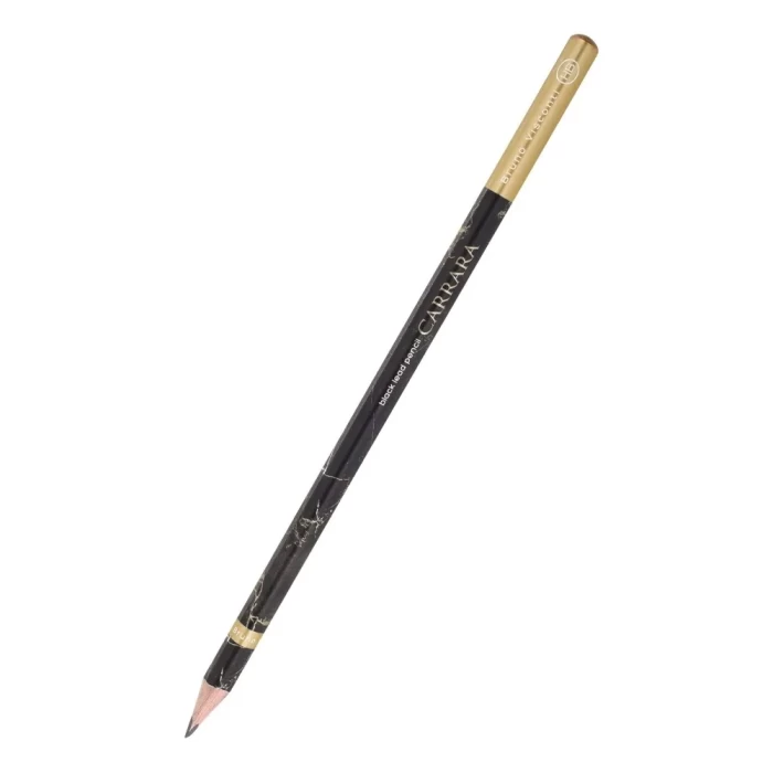 Карандаш Bruno Visconti HB ч/гр Carrara Black трехгранный