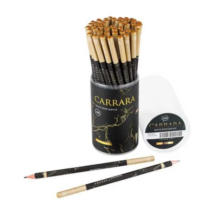 Карандаш Bruno Visconti HB ч/гр Carrara Black трехгранный