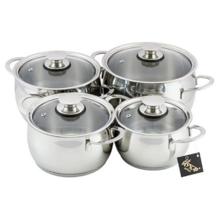 Набор кастрюль "Магнолия Престиж" КМ3-024СП