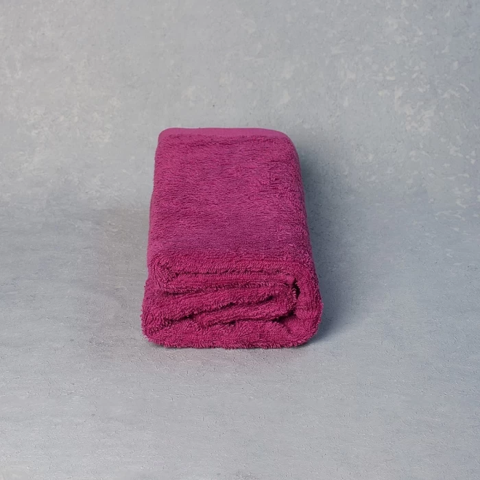 Полотенце махровое ТМ "ЦУМ" винный 70х140 см