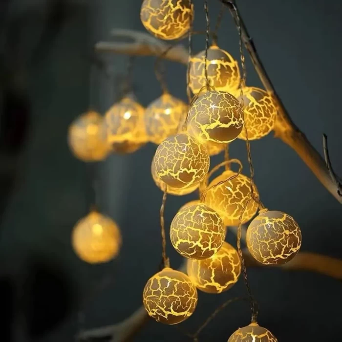 Гирлянда USB светодиодная теплый белый 3м