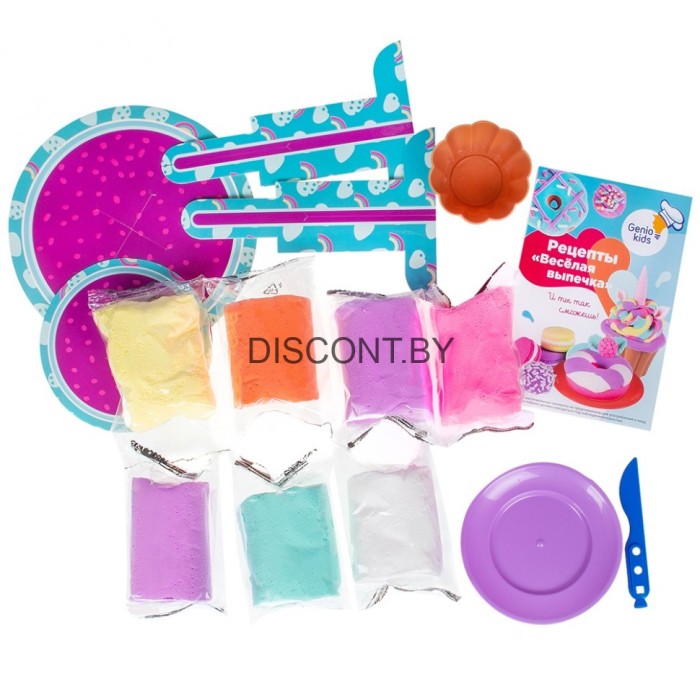 Набор для лепки "Весёлая выпечка" Genio Kids арт. TA1717