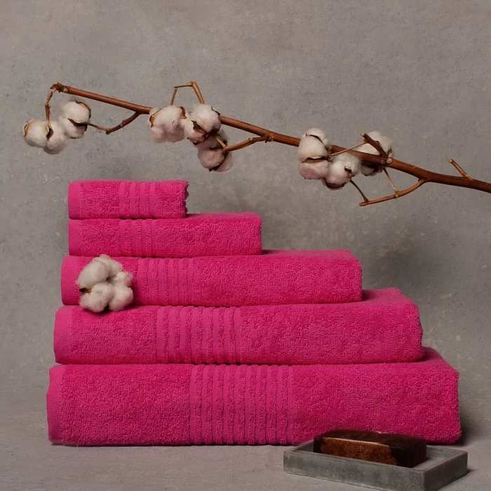 Полотенце махровое 03045 малина