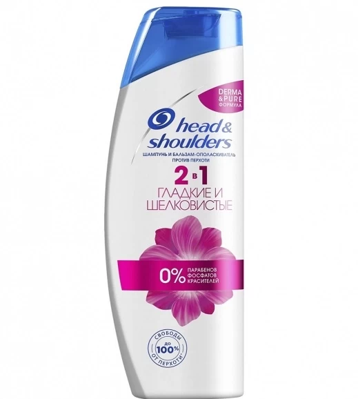 Шампунь Head  Shoulders "Гладкие и шелковистые" 2в1 400 мл
