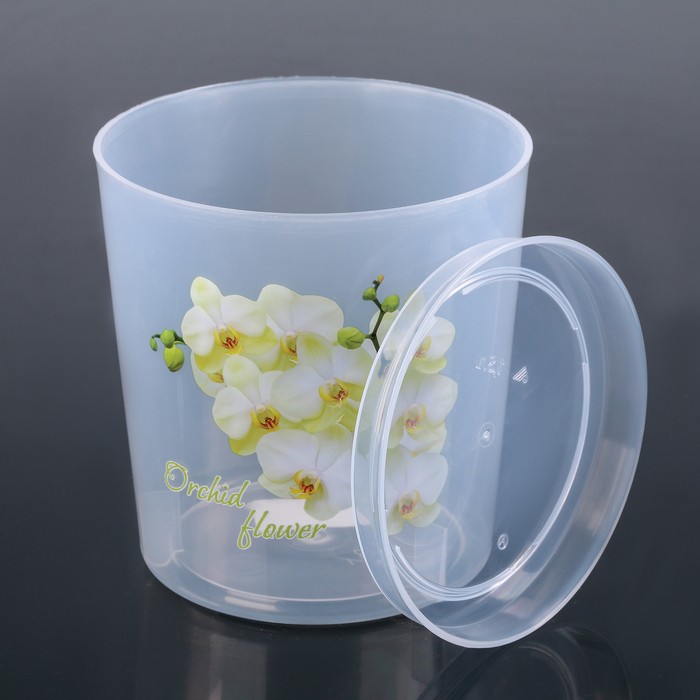 Горшок цвет для орхидеи 1.2 л М1603