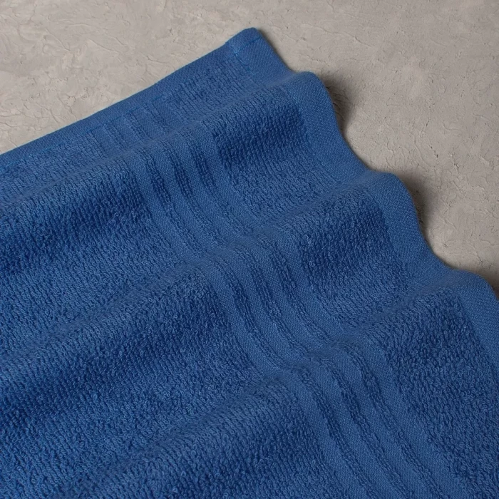 Полотенце махровое 03080 синее