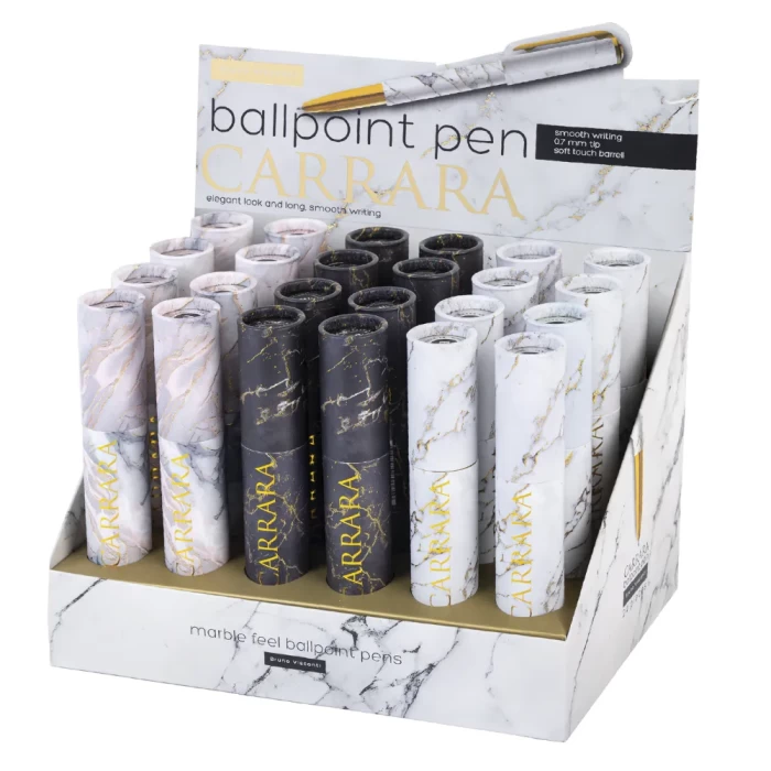 Ручка шариковая Bruno Visconti DreamWrite CARRARA в карт тубе 0,7мм синяя арт.20-0264/61