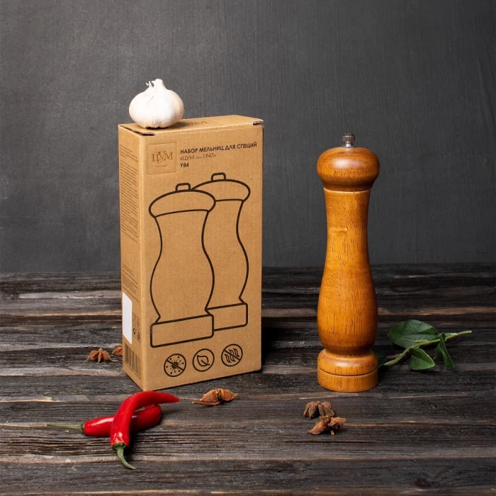 Набор мельниц для специй ТМ "ЦУМ" Y84 5х21,5см
