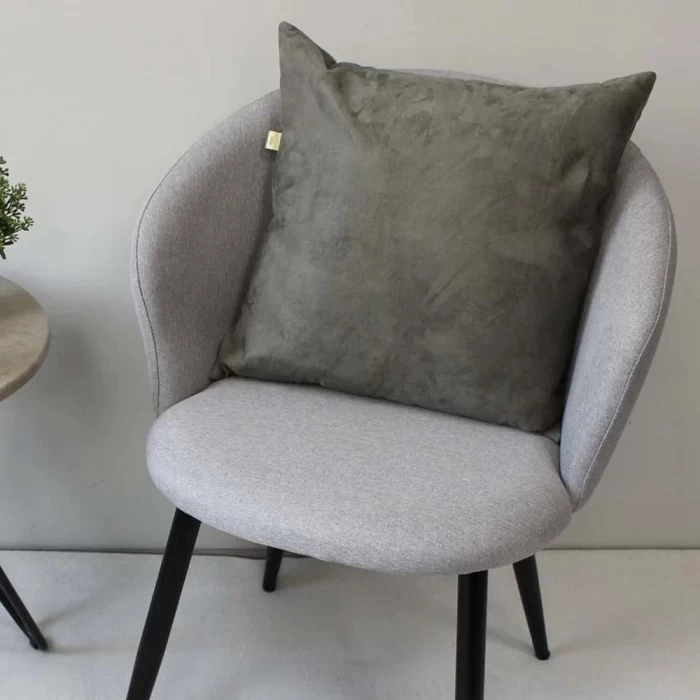 Подушка декоративная Matex  Luxury Крокодил серебро/серый 45х45