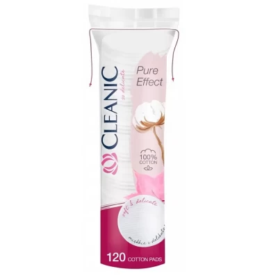 Ватные диски Cleanic Pure Effect 120шт