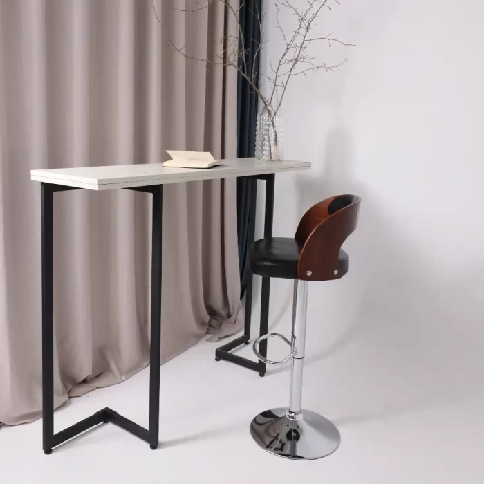 Стул барный AksHome BRUNO черный хром