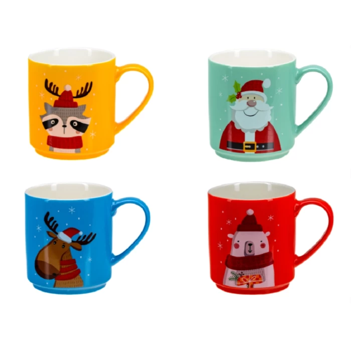 Кружка фарфоровая Belbohemia Новогодняя 350мл