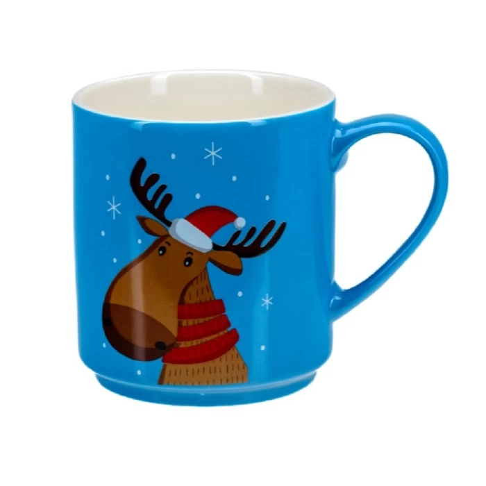 Кружка фарфоровая Belbohemia Новогодняя 350мл