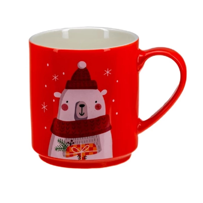Кружка фарфоровая Belbohemia Новогодняя 350мл