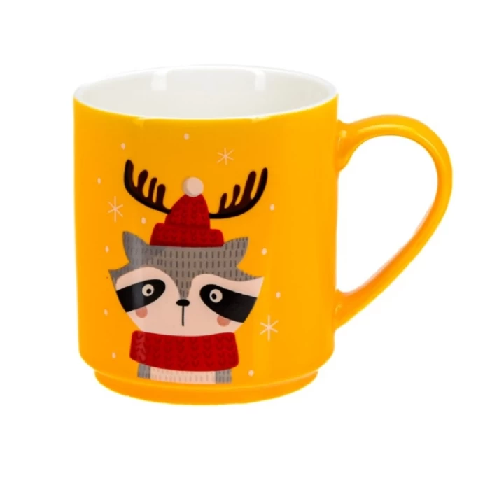 Кружка фарфоровая Belbohemia Новогодняя 350мл