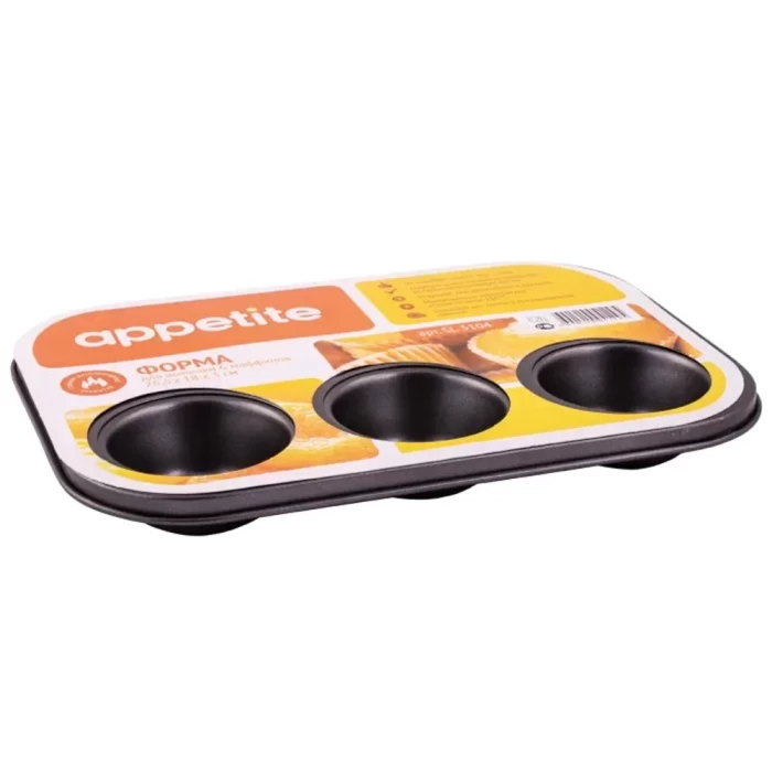 Форма для выпечки маффинов Appetite SL3104