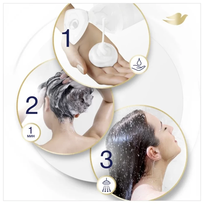 Шампунь для волос Dove Nourishing Secrets с куркумой и кокосовым маслом 380мл