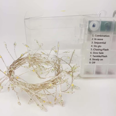 Гирлянда светодиодная белый + синий свет BY-36-2