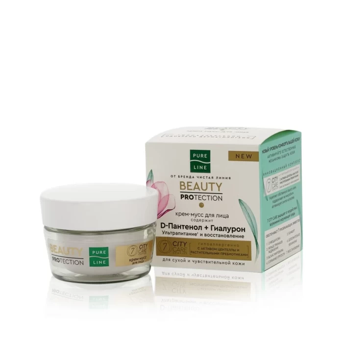 Крем-мусс для лица Чистая Линия Pure Line 45мл