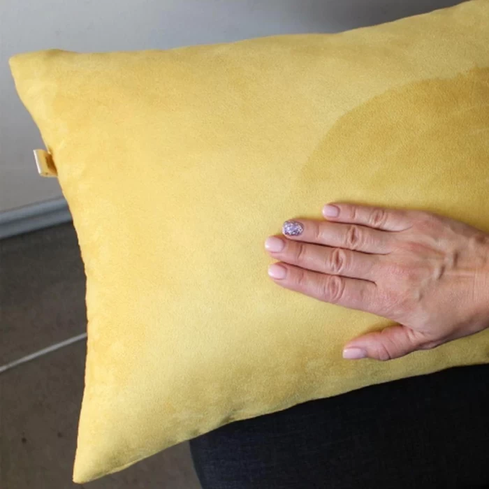 Наволочка декоративная Matex Alcantara Line горчичный 47х37