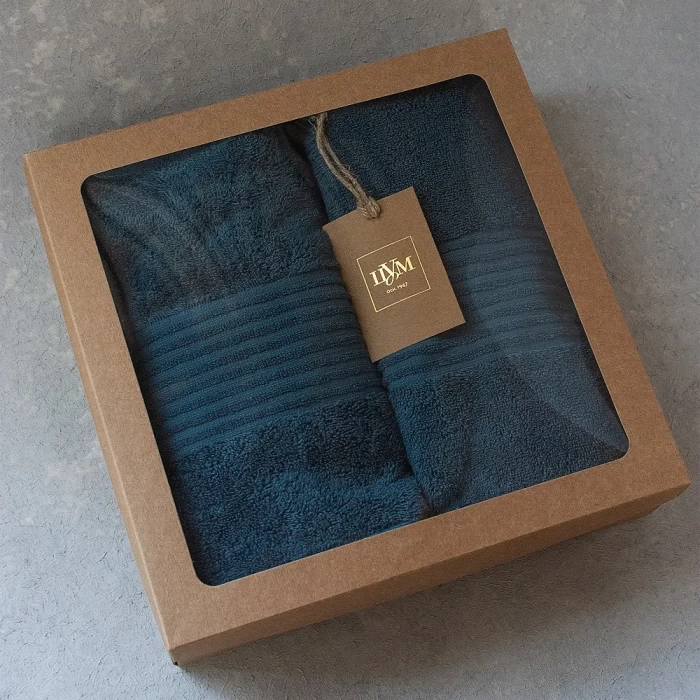 Набор полотенец махровых ТМ "ЦУМ" бирюза