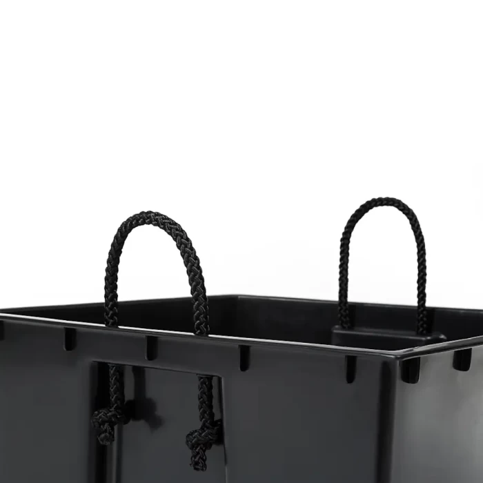 Кашпо пластмассовое Finezja dluto кремовое 25×25×47см