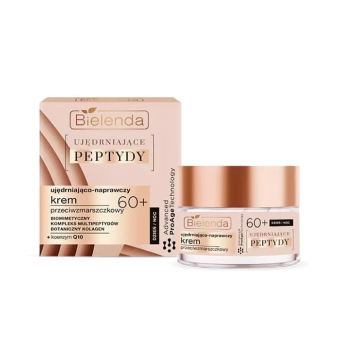 Крем для лица Bielenda Firming Peptides укрепляющий и восстанавливающий 60+ День/Ночь 50мл