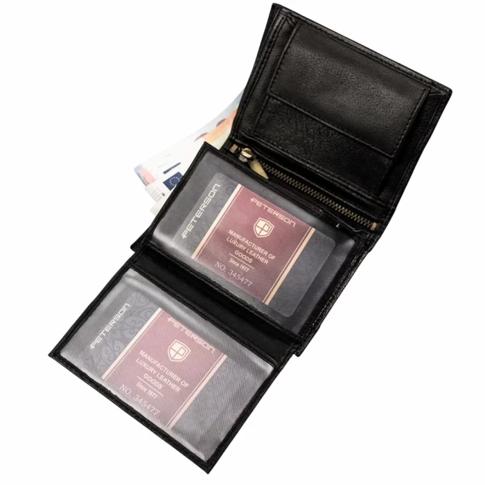 Портмоне мужское Peterson PTN N4-PDM-1635 black