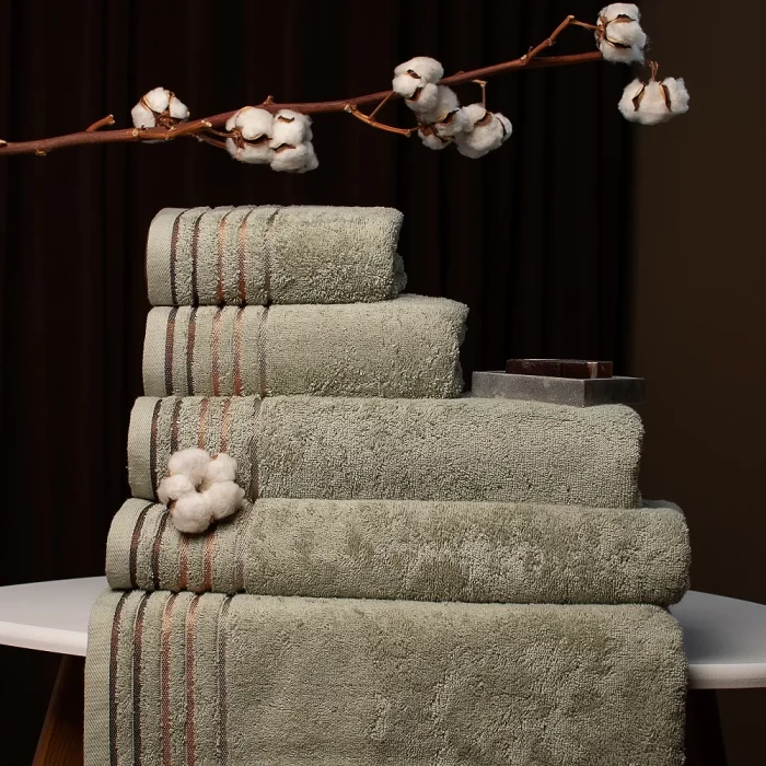 Полотенце махровое ТМ "ЦУМ" Хавана светлая олива