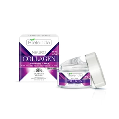 Крем для лица Bielenda Neuro Collagen подтягивающий против морщин 50+ день/ночь 50мл