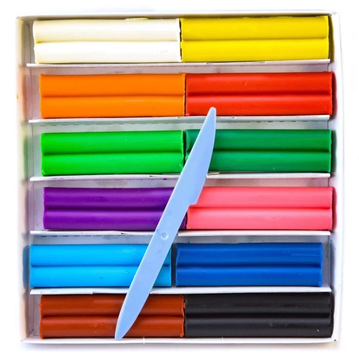 Пластилин 12 цветов Фантазия