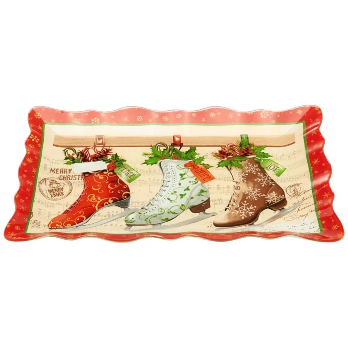 Блюдо для сервировки Lefard Рождественская сказка 198-156 25 см