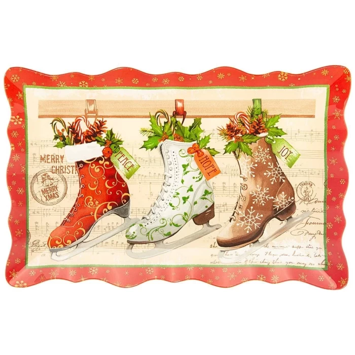 Блюдо для сервировки Lefard Рождественская сказка 198-156 25 см