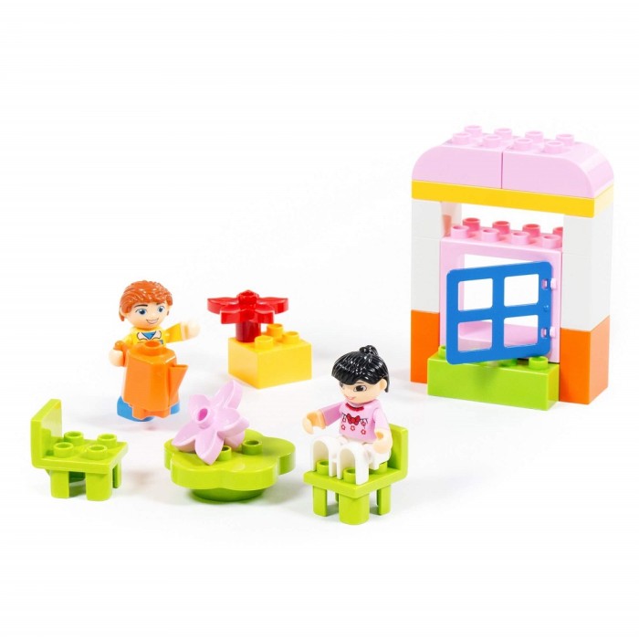 Конструктор "Макси" - "Мини-Домик" (21 элемент) Полесье арт. 77677