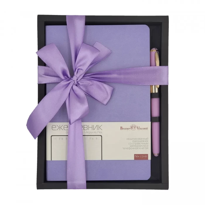 Набор канцелярский подарочный BrunoVisconti MEGAPOLIS VELVET FLEX арт3-531/11-2