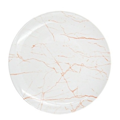 Тарелка мелкая &quot;Мрамор персиковый&quot; 20cм арт. 1с0703ф34