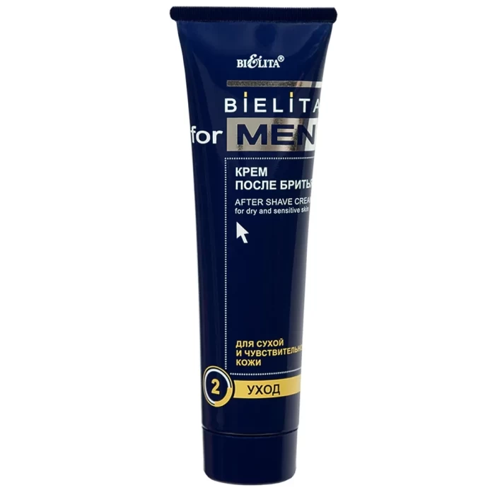 Крем после бритья BIELITA для сухой и чувствительной кожи FOR MEN  100 мл