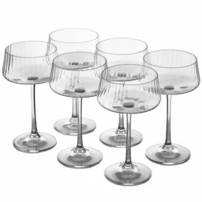 Набор бокалов для шампанского Crystalex Xtra optic 220мл 6шт