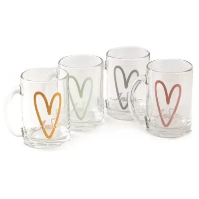 Кружка Belbohemia стеклянная Чайная Люблю 320мл