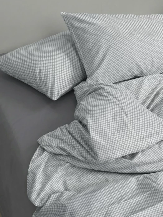 Комплект постельного белья Евро ТМ "ЦУМ" Ромбы