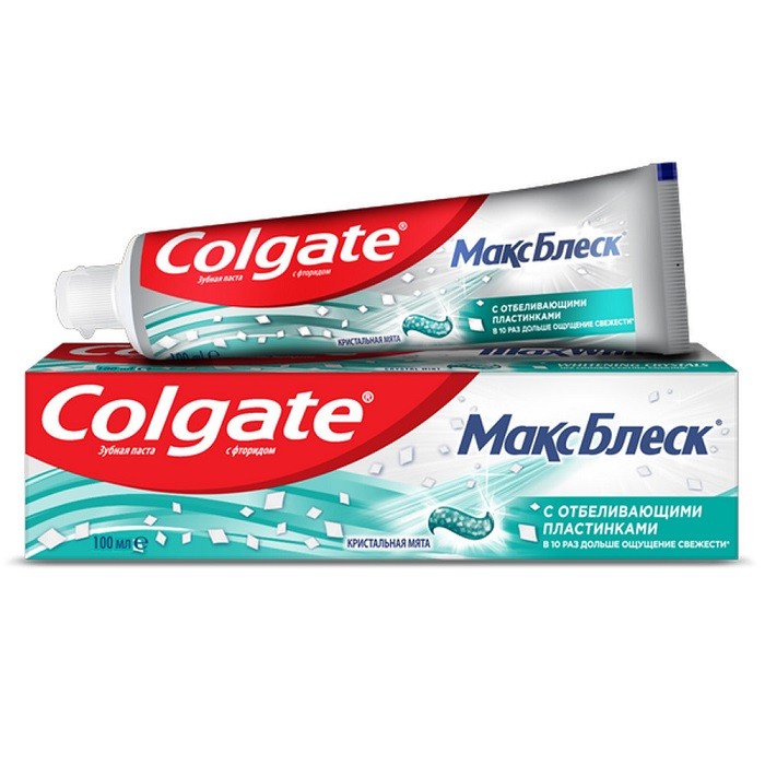 Зубная паста Colgate Макс Блеск отбеливающая 100 мл