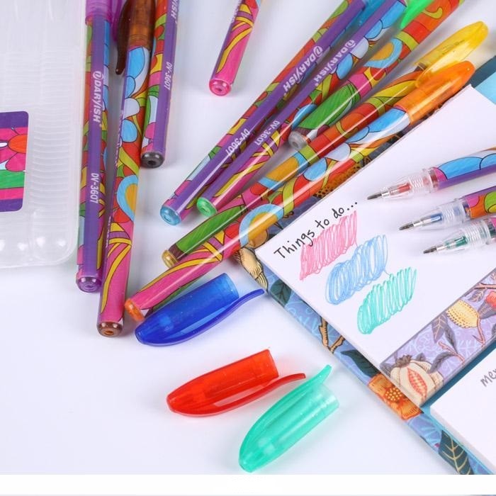 Набор гелевых ручек 12шт DV-3607-12